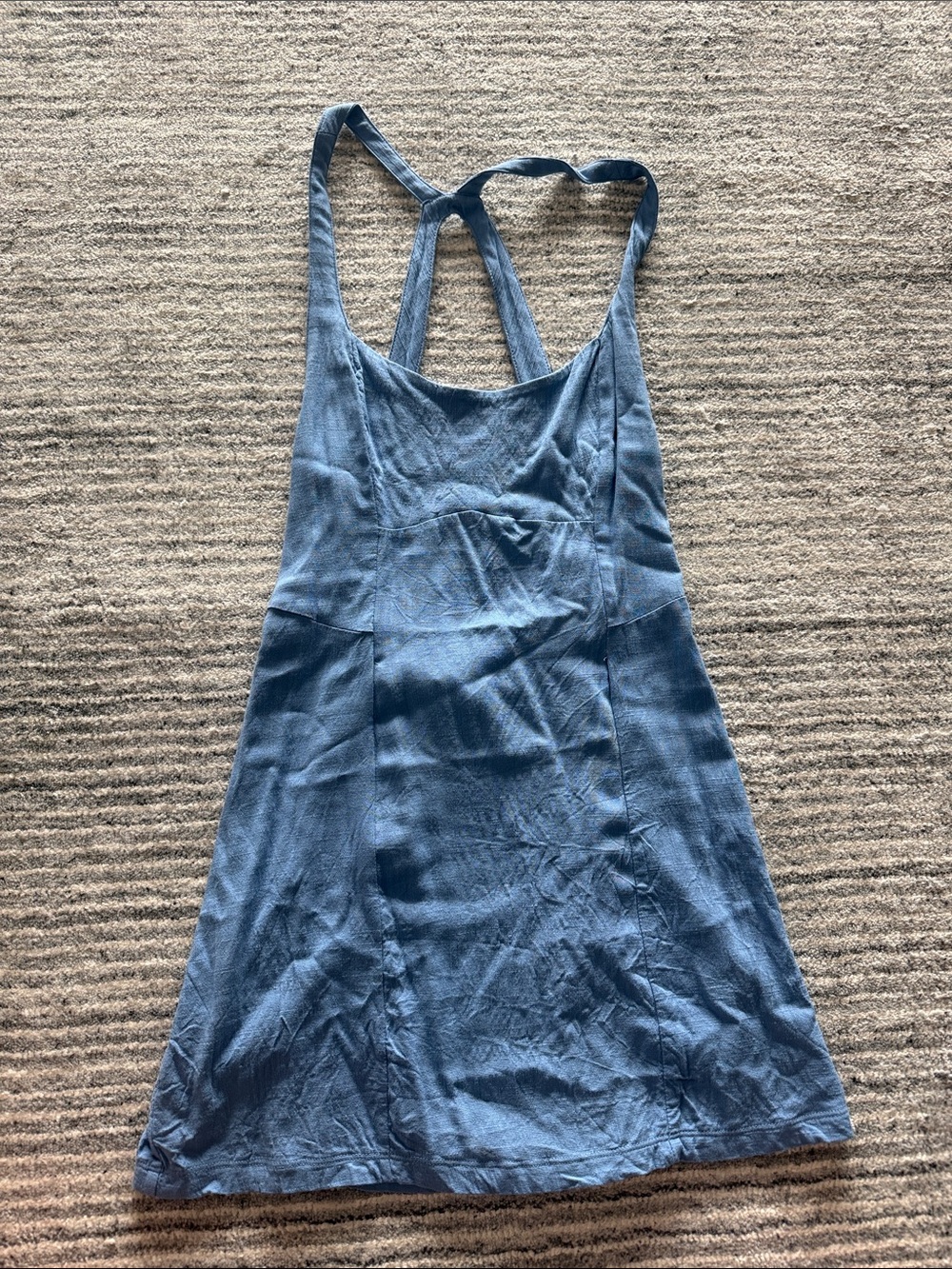 Free People Linen Blue Dress